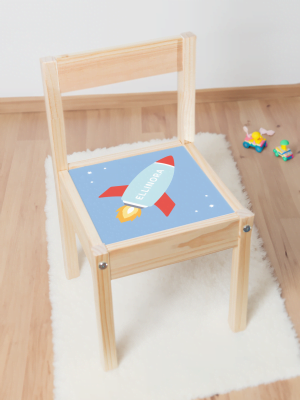 Rymdraket med namn - IKEA lätt stol